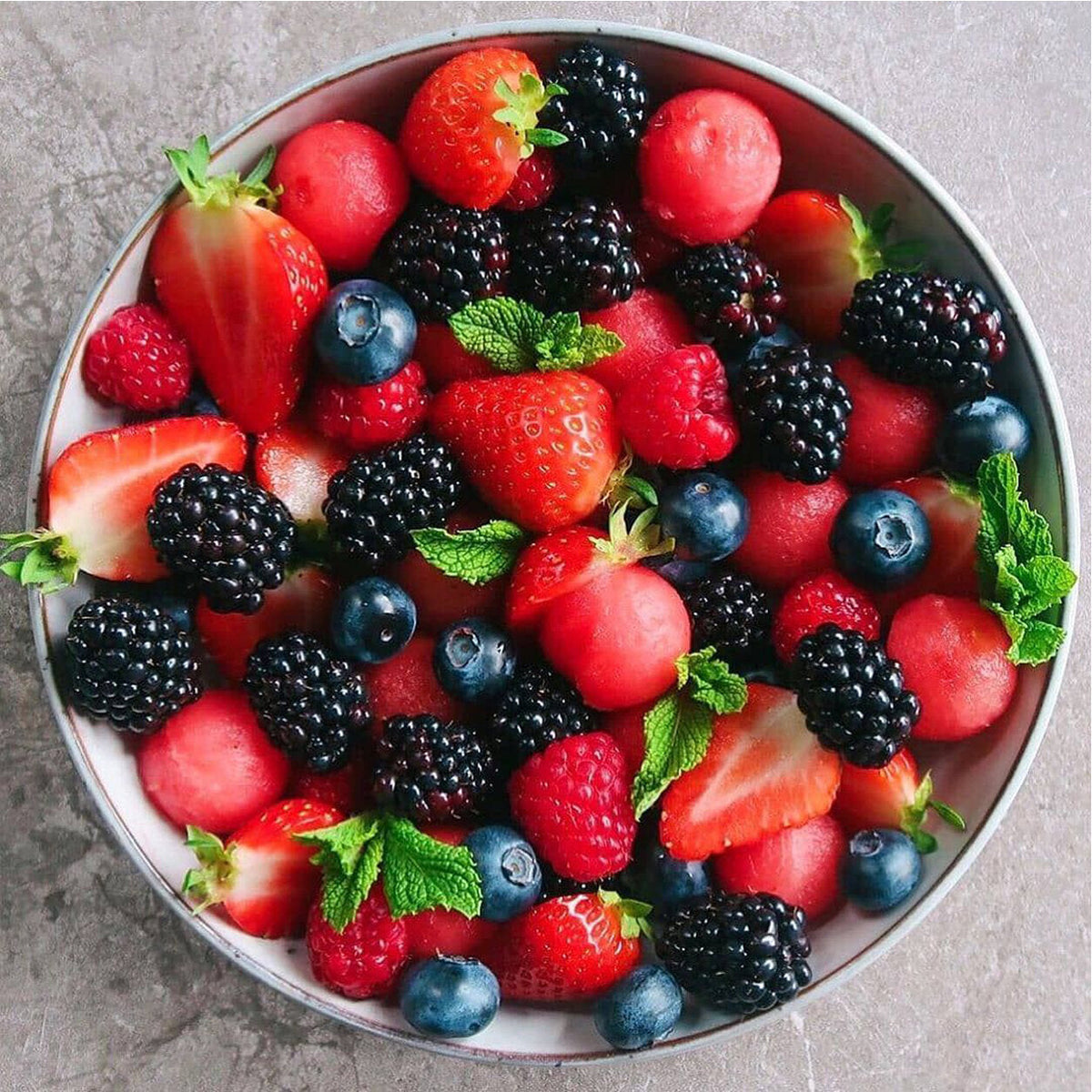 Berry fruit plant with ripe colorful berries growing naturally in a home garden