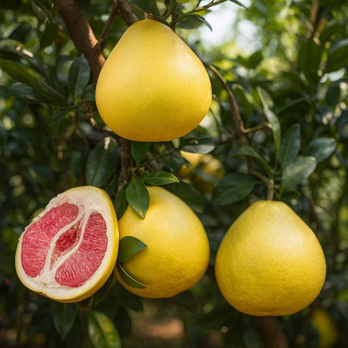 Pomelo (Babloos) Fruit Plant – Healthy live citrus fruit tree for home gardens