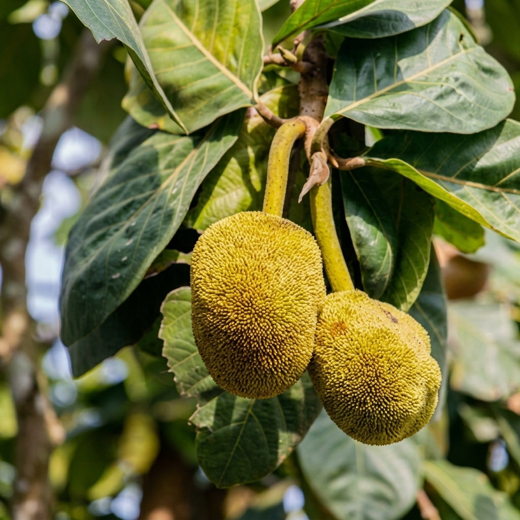 Mentawa (Entawak) seedling live fruit plant in nursery pot with healthy green foliage | Exotic tropical fruit plant | Keraleaf