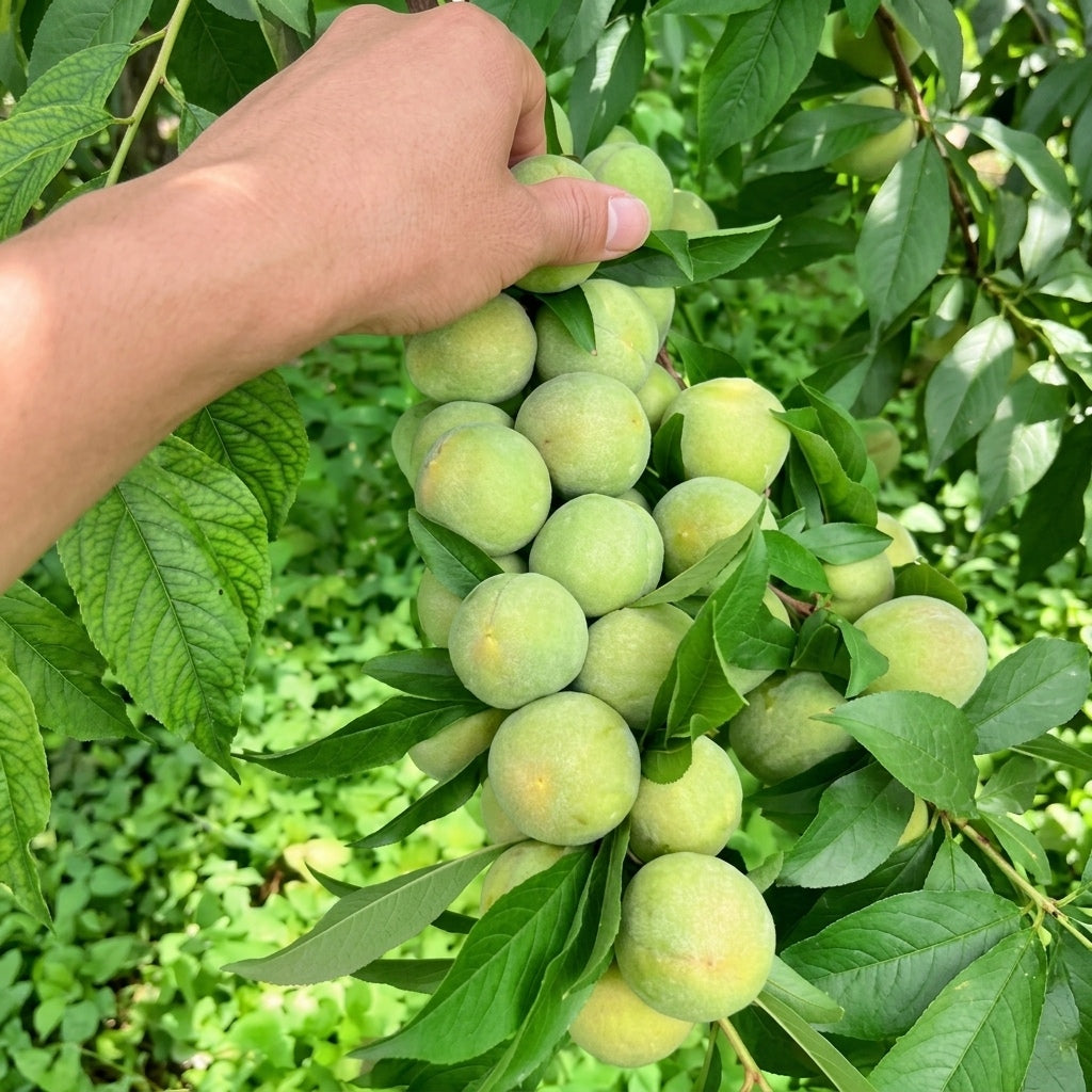 White Sapote seedling live fruit plant in nursery pot with healthy green foliage | Exotic tropical fruit plant | Keraleaf