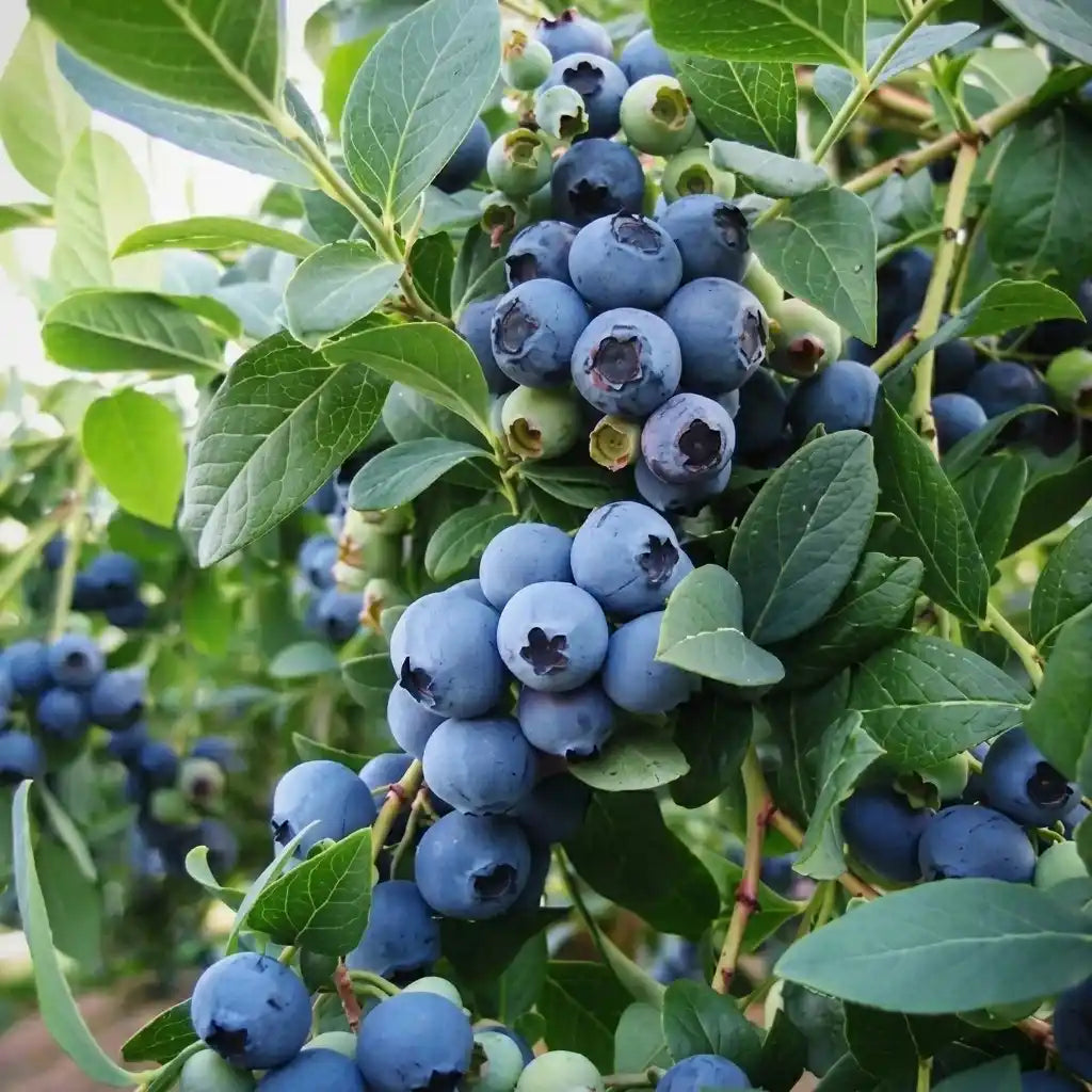 Blue Berry layered live fruit plant in nursery pot with healthy green foliage | Exotic tropical fruit plant | Keraleaf