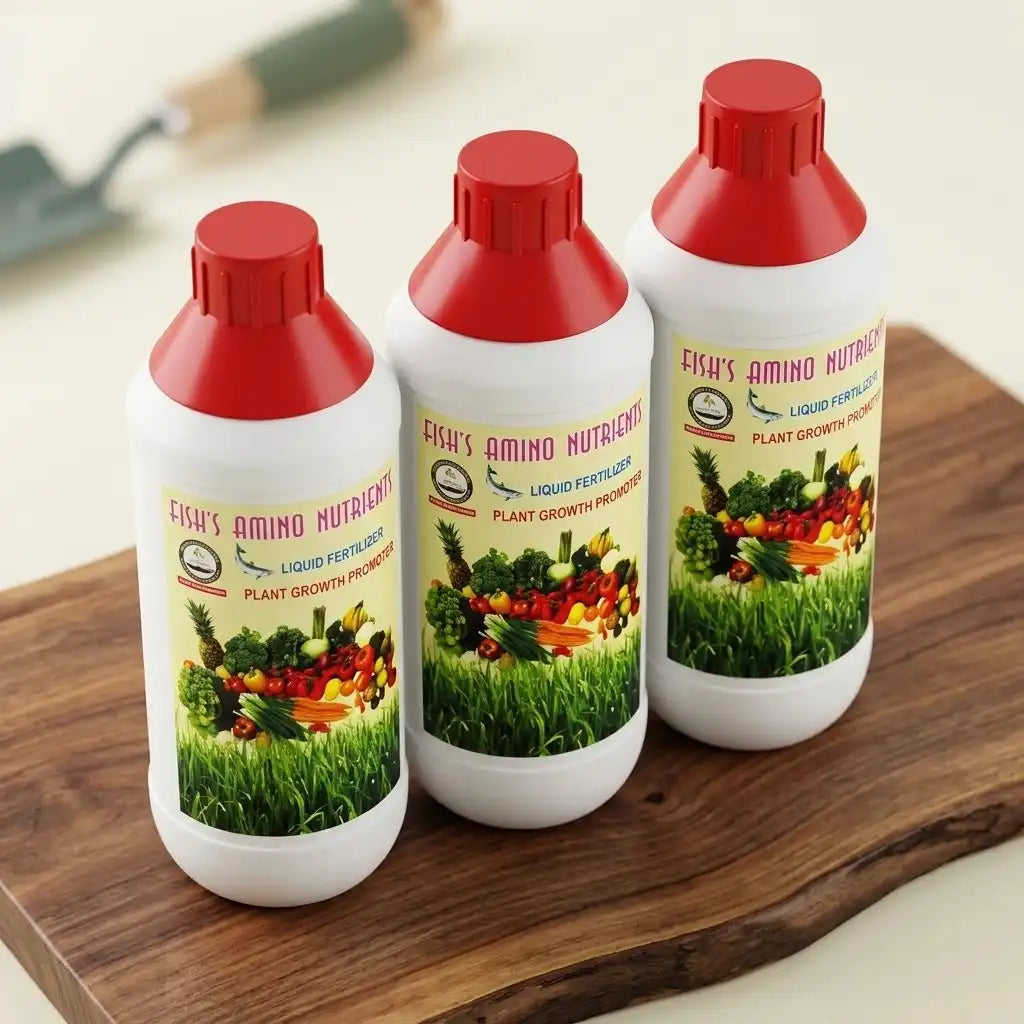 Fish Amino Acid / Meen Amilam organic fertilizer for enriching soil nutrients | Natural liquid biofertilizer for healthy plant growth and better yield | Keraleaf