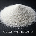 Ocean White Sand decorative stones for indoor plants | Premium natural plant decoration for pots and home gardening | Keraleaf