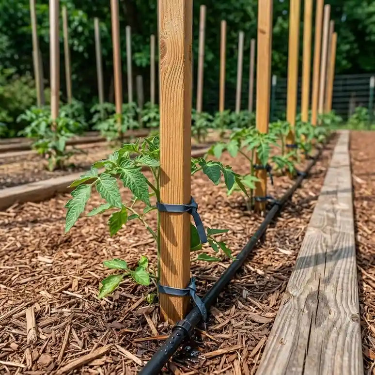 Wooden support sticks for plants and climbing support for home indoor & outdoor plants | Durable natural plant support stake | Keraleaf