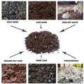 Best organic fertilizer mix with cow dung, wood ash, bone meal, Pseudomonas, groundnut cake, and neem cake for healthy plant growth