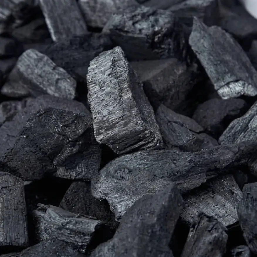 Natural charcoal for gardening to improve soil drainage, aeration, and healthy root growth